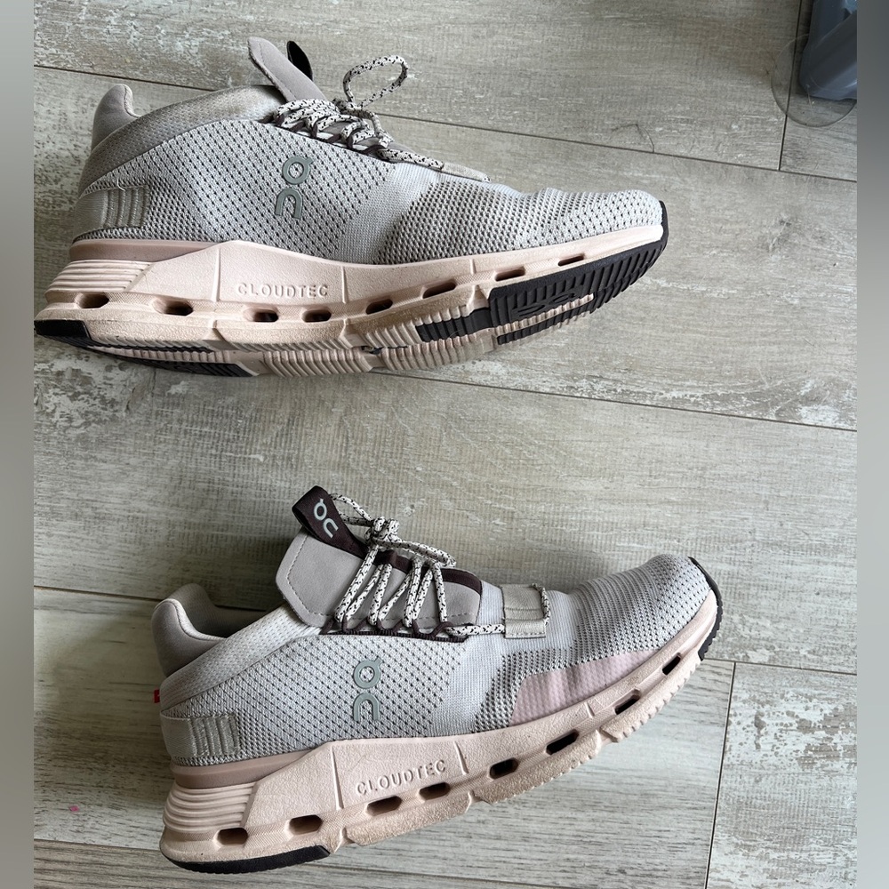 Oncloud Cloudnova Cloudtec Sneakers / Tan + Beige… - image 1